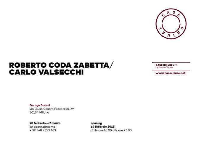 Case Chiuse – Roberto Coda Zabetta / Carlo Valsecchi
